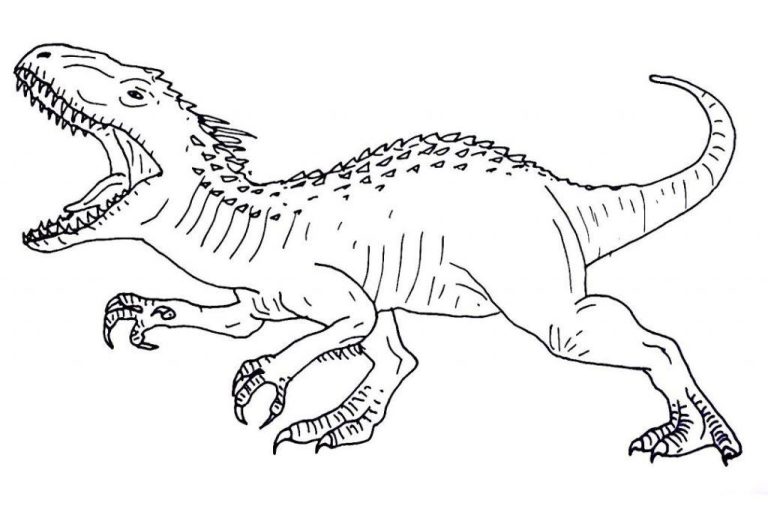 Jurassic World Dinosaur Coloring Sheets