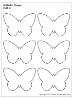 Butterfly Coloring Sheet 6