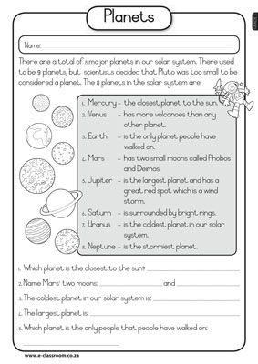 Free Science Worksheets For 3rd Graders