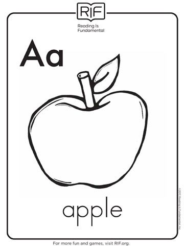 Free Abc Coloring Pages For Preschoolers