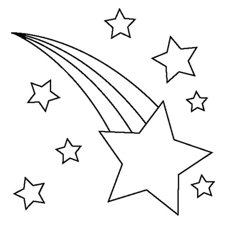 Free Printable Fancy Star Coloring Pages
