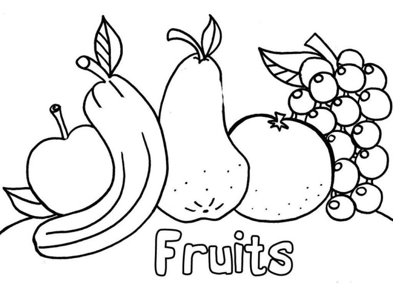 Preschool Coloring Free Coloring Pages Pdf Format