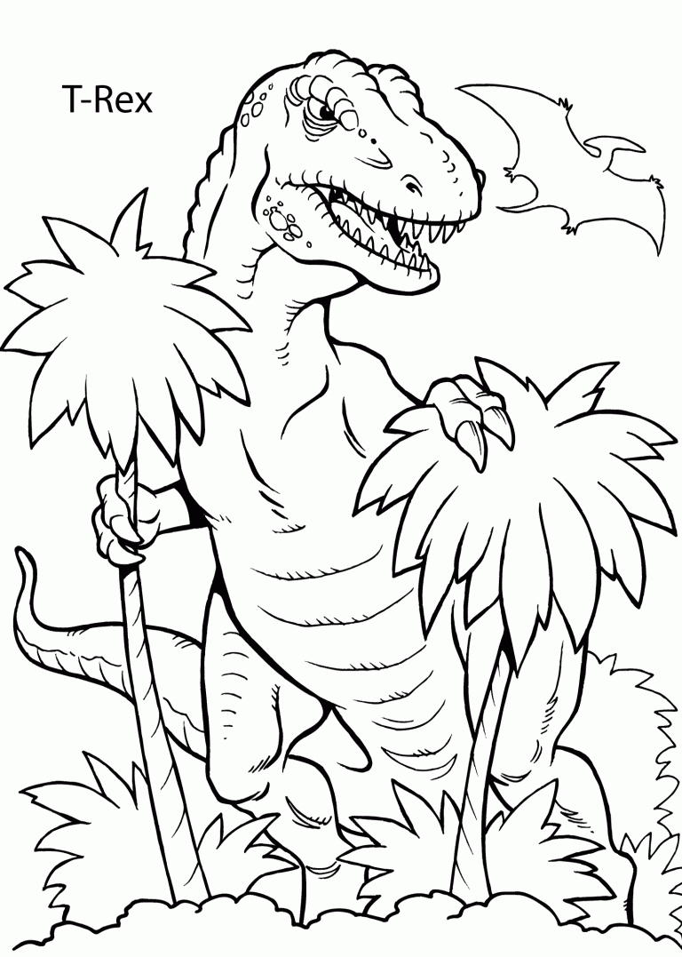 Dinosaur Coloring Pages For Kids Pdf
