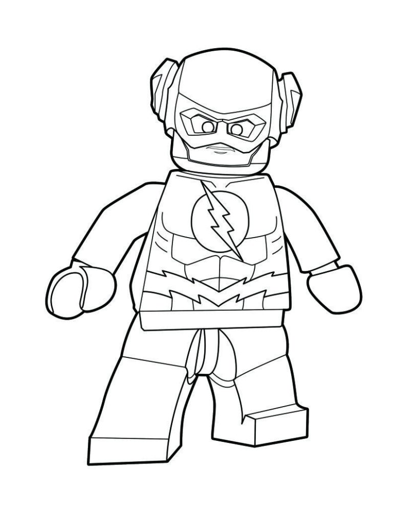 Lego Reverse Flash Coloring Pages
