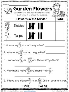 First Grade Tally Chart Worksheets Grade 1