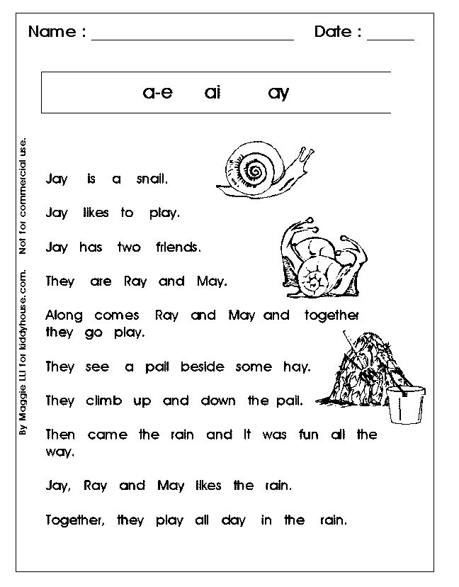 Phonics First Grade 1st Grade Reading Worksheets
