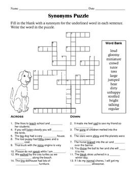 English Puzzle Worksheets For Grade 3