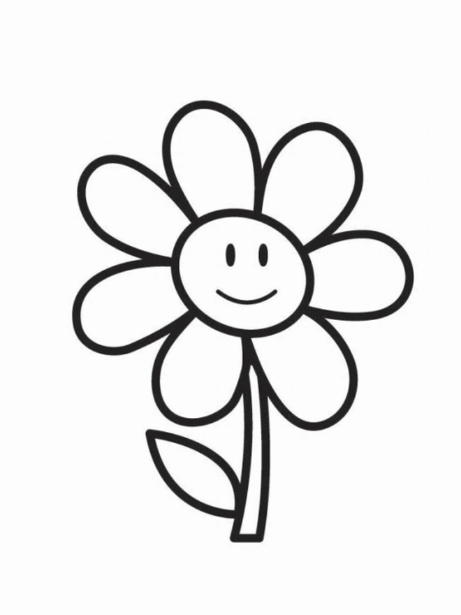 Cool Simple Coloring Pages For Kids