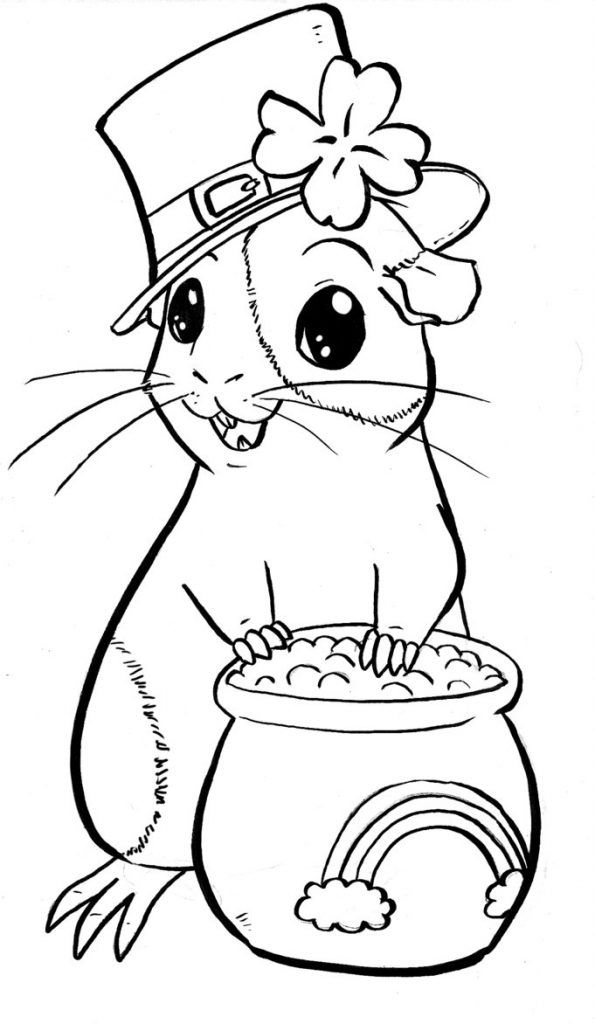 Printable Realistic Rabbit Coloring Pages