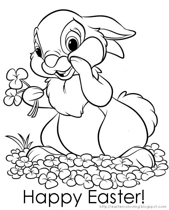 Easter Colouring Pages For Kids