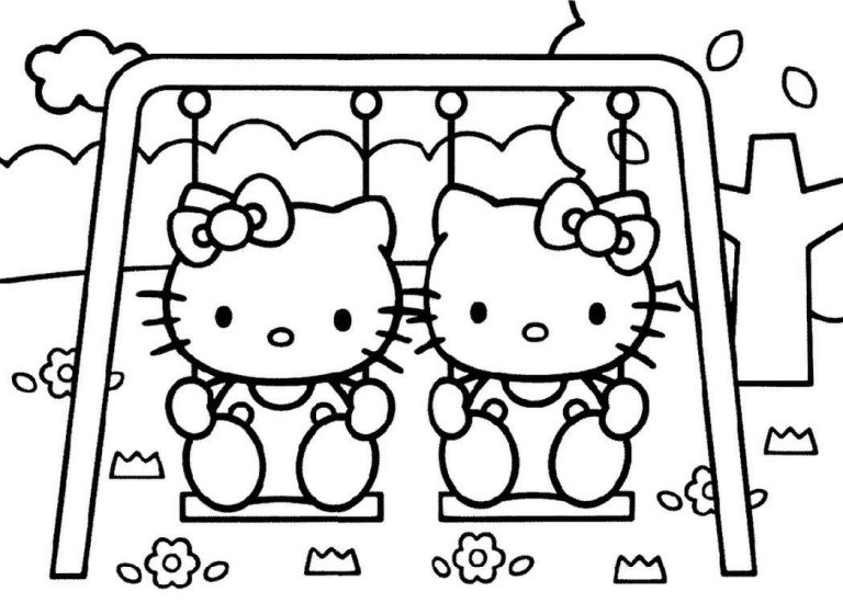 Hello Kitty Coloring Sheets Printables