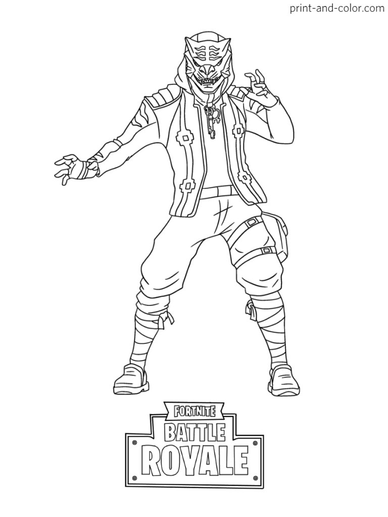 Fortnite Coloring Pages Season 10 Skins