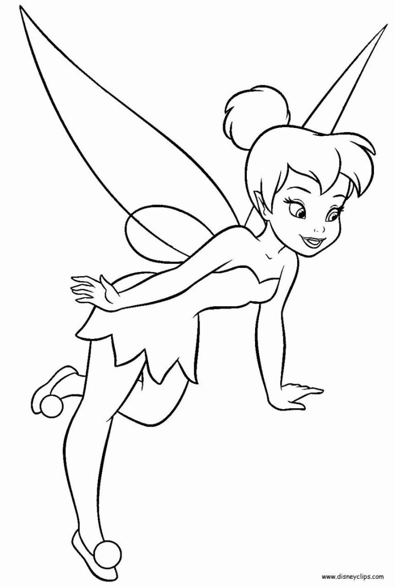 Printable Disney Tinkerbell Coloring Pages