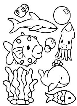 Printable Ocean Coloring Pages For Kids