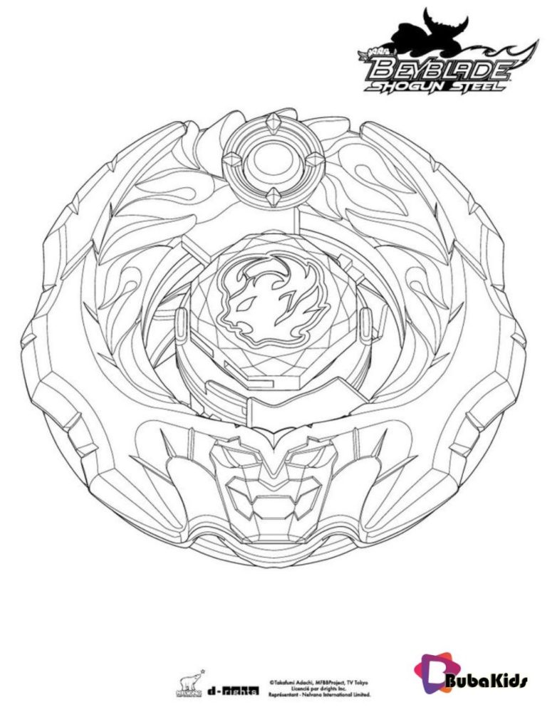 Beyblade Valt Aoi Coloring Pages