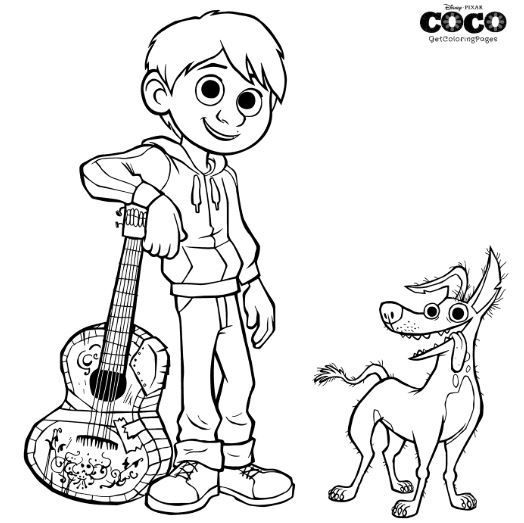 Free Disney Coco Coloring Pages