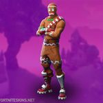 Fortnite Gingerbread Man Skin Coloring Pages