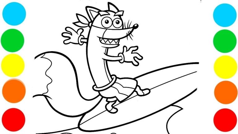 Dora The Explorer Swiper Coloring Pages