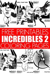 Violet Elastigirl Incredibles Coloring Pages
