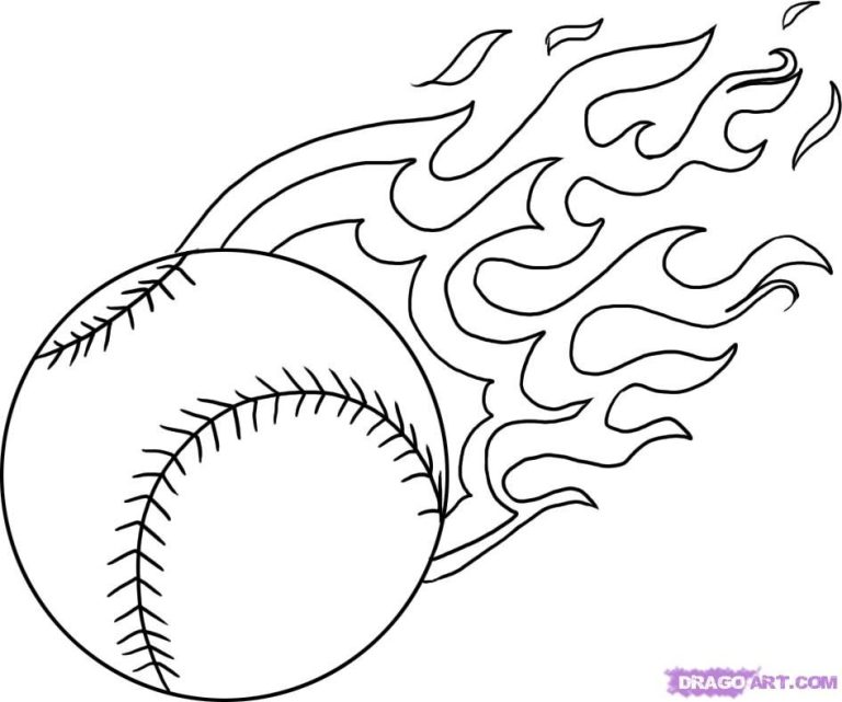 Free Printable Baseball Coloring Pages