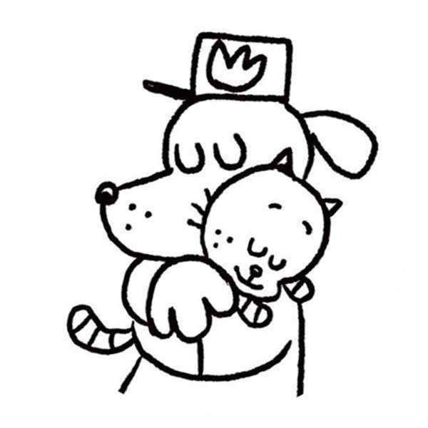 Dog Man Coloring Pages Printable
