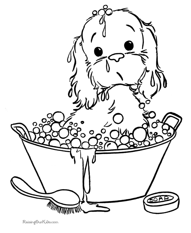 Puppy Dog Coloring Book