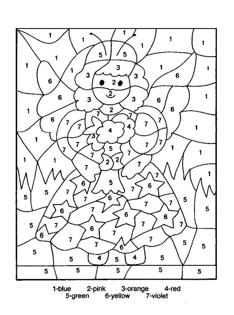 Number Coloring Pages For Kids Fall