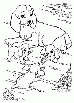 Puppy Dog Coloring Pages Printable