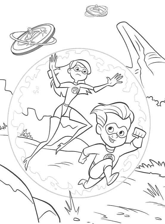 Violet Incredibles 2 Coloring Pages