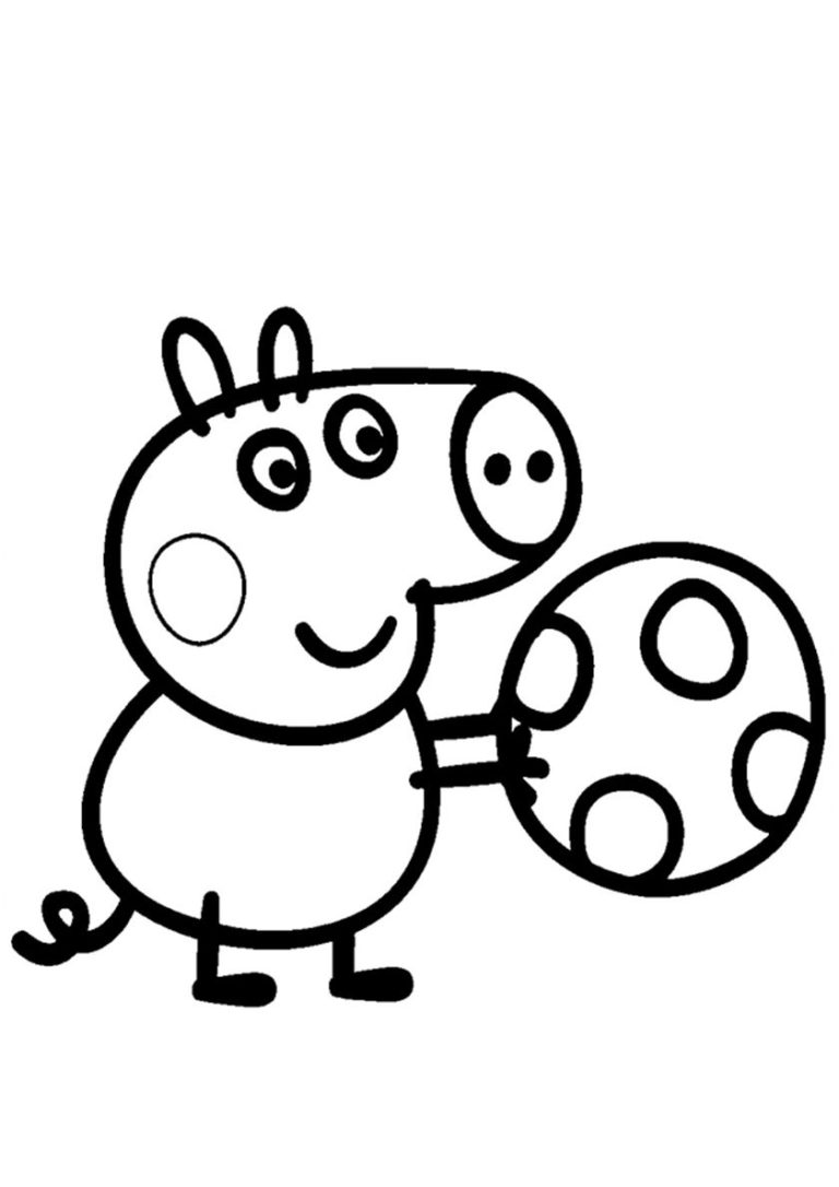 Coloring Pages For Kids George Pig