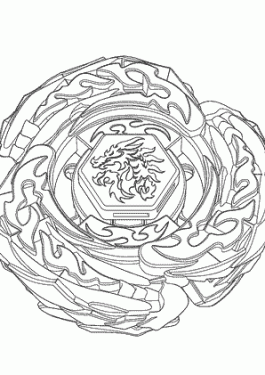 Beyblade Coloring Pages Beyblade Burst Drawing Easy