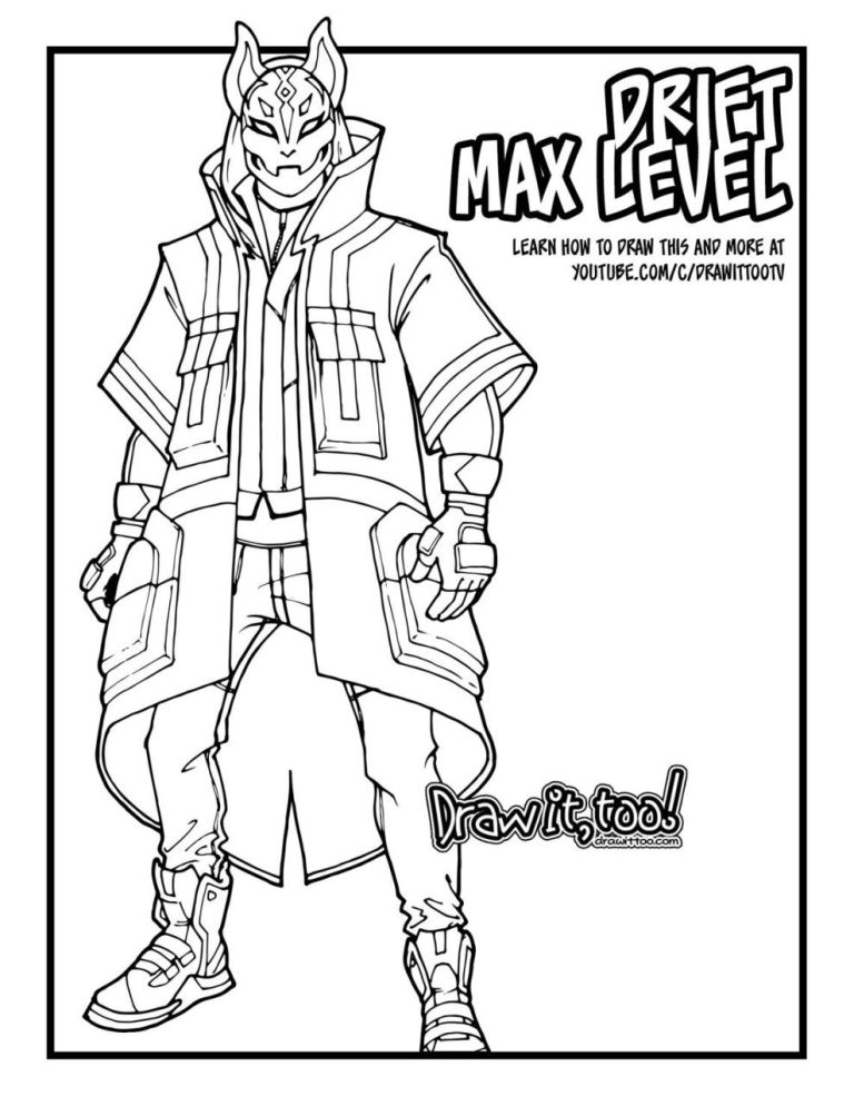 Fortnite Coloring Pages Printable Free