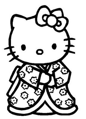 Hello Kitty Coloring Book With Stickers
