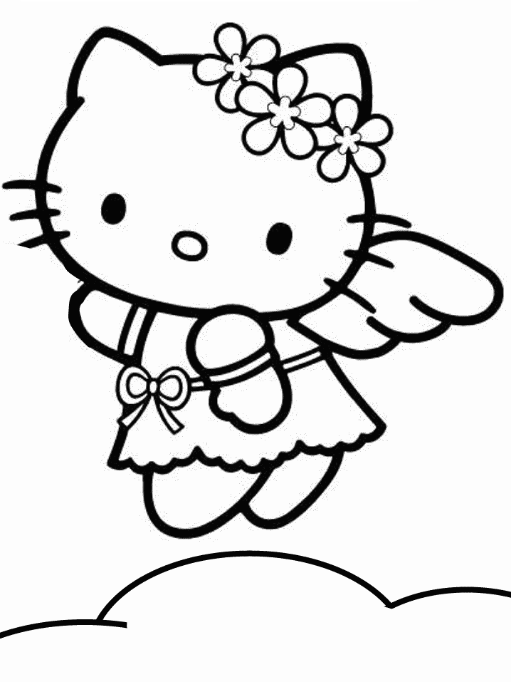 Hello Kitty Coloring Pages Free To Print