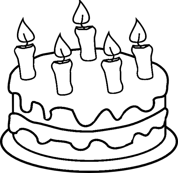 Printable Coloring Pages For Kids Cake