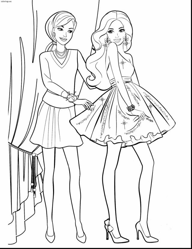 Printable Barbie Coloring Pictures