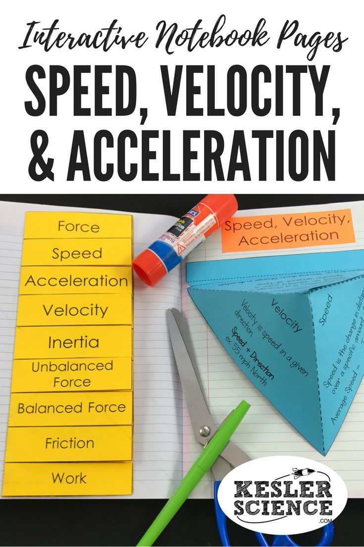 8th Grade Science Speed Velocity And Acceleration Worksheet
