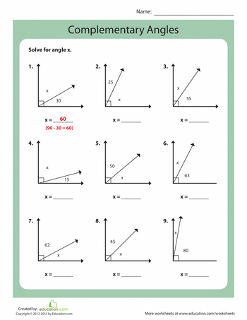Worksheet 2 Answer Key Angle Pair Relationships Worksheet Answers