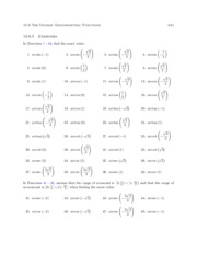 Inverse Trig Functions Practice Worksheet With Answers Pdf