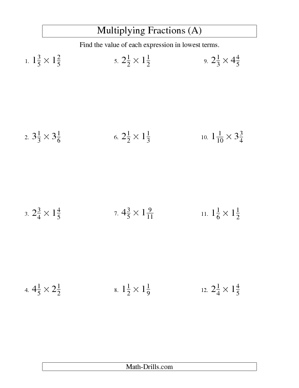 Dividing Mixed Numbers Word Problems Worksheet Pdf