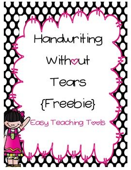 Kindergarden Free Printable Handwriting Without Tears Worksheets