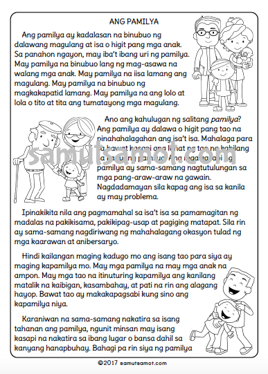Pagbasa Filipino Reading Comprehension Worksheets For Grade 5