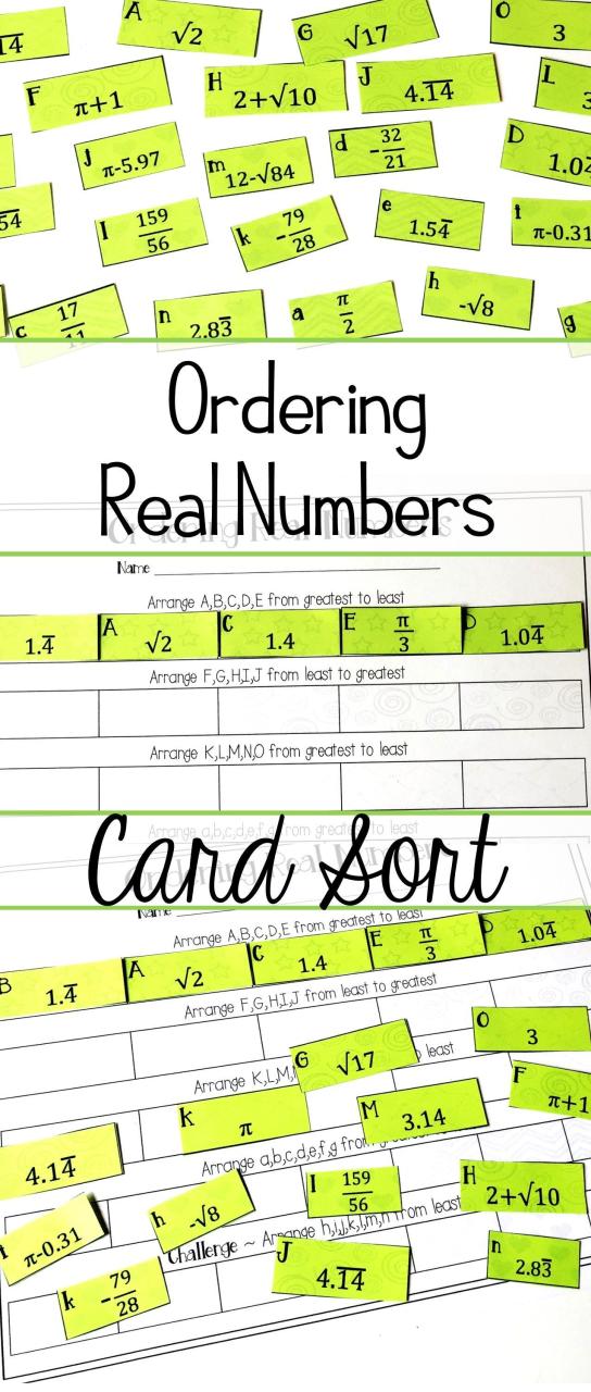8th Grade The Real Number System Worksheet Answers