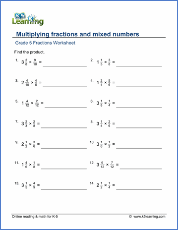 Dividing Fractions And Mixed Numbers Worksheets 6th Grade Pdf