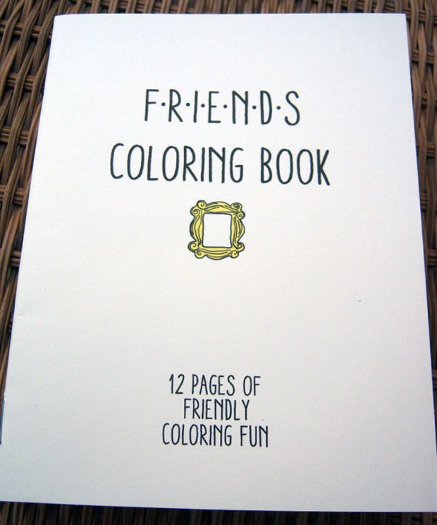 Colouring Page Friends Tv Show Coloring Pages