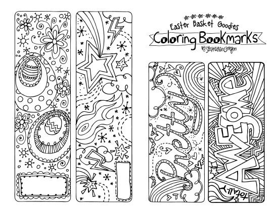 Coloring Printable Bookmarks Disney
