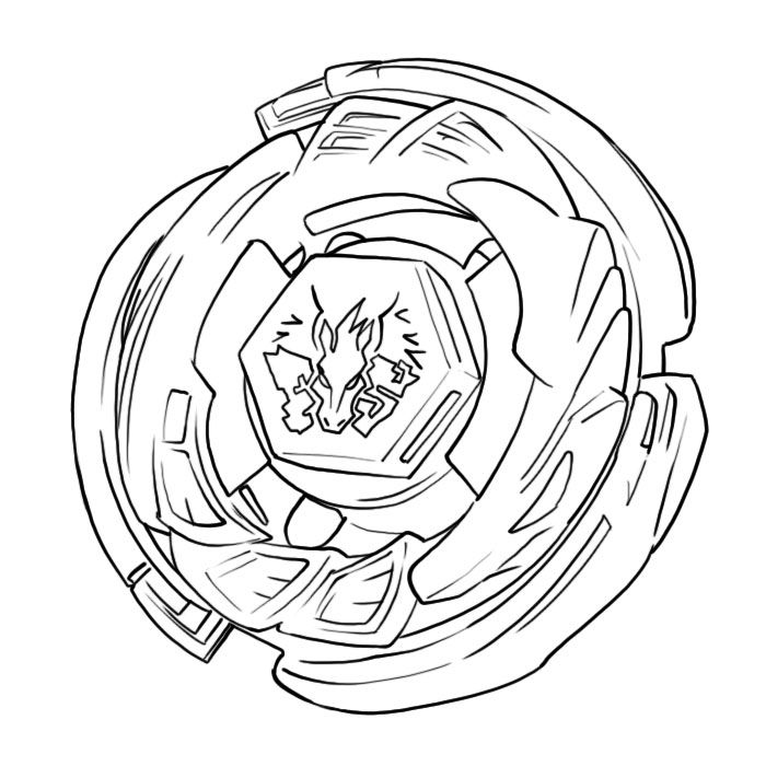Beyblade Burst Turbo Printable Coloring Pages