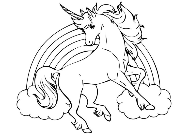 Coloring Sheets For Girls Unicorn