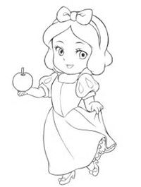 Baby Cinderella Disney Princess Coloring Pages