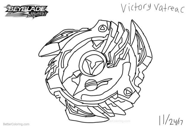 Beyblade Coloring Page Free